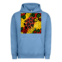 Pigment Pebble Blue african colors pattern Urban Hoodie - BundleAndBundleShop