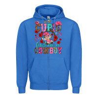 True Royal Cupid find me a cowboy Valentine's Day Zipper Hoodie - HowdyJamesFarm