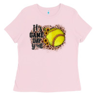 Bubblegum Pink it's game day y'all Ladies Tee - JahusDesignShop