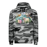 Slate Camo Easter truck farm animals Easter Day Premium Hoodie - HowdyJamesFarm