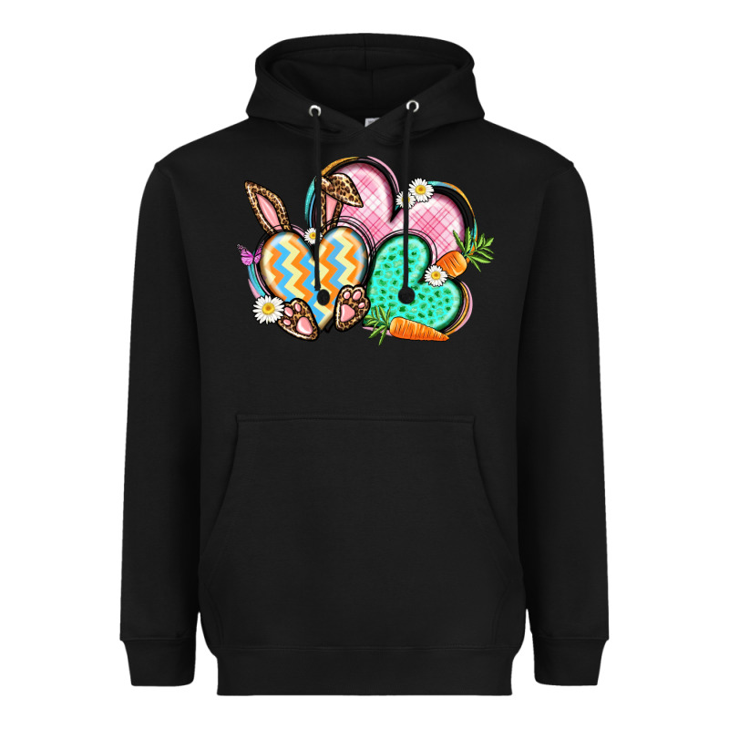 Easter Heart Easter Day Heavyweight Hoodie by CowGirlArtShop | Teevron