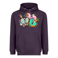 Plum Easter heart Easter Day Heavyweight Hoodie - CowGirlArtShop