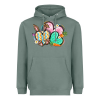 Sage Easter heart Easter Day Heavyweight Hoodie - CowGirlArtShop