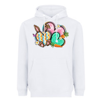 White Easter heart Easter Day Heavyweight Hoodie - CowGirlArtShop