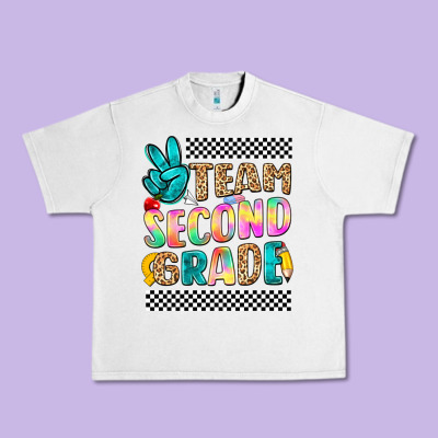 Team Second Grade Urban Heavy Tee Designed By Nancycooperartshop