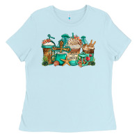 Baby Blue jesus is my anchor coffee cups Ladies Tee - Jasminsmagicworld