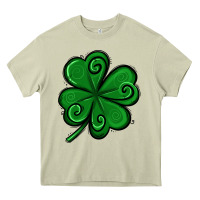 Mossy St. Patrick's Day Shamrock Heavy Core Tee - Jasminsmagicworld