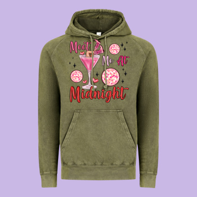 Meet Me At Midnight Vintage Hoodie Designed By Maliassmallbusiness