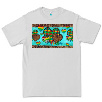 Dove Grey western hearts autism cup Premium Tee - Artiststas