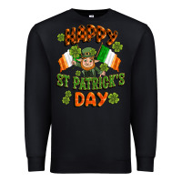 Black happy st patricks day Premium Sweatshirt - CowGirlArtShop