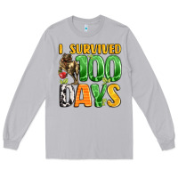 Moon Dust dinosaur 100day celebration Long Sleeve Tee - LillyAllenDesigns