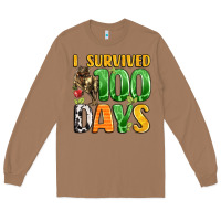 Toasted Coconut dinosaur 100day celebration Long Sleeve Tee - LillyAllenDesigns