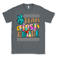 Charcoal Heather team first grade Classic Tee - NancyCooperArtShop