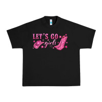 Black lets go girls Urban Heavy Tee - NancyCooperArtShop