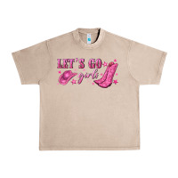 French Oak lets go girls Urban Heavy Tee - NancyCooperArtShop