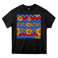 Black 4th of july sunflower seamless  pattern Heavy Core Tee - BundleAndBundleShop