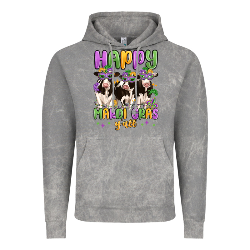 Happy Mardi Gras Y'all Vintage Hoodie by MaliasSmallBusiness | Teevron