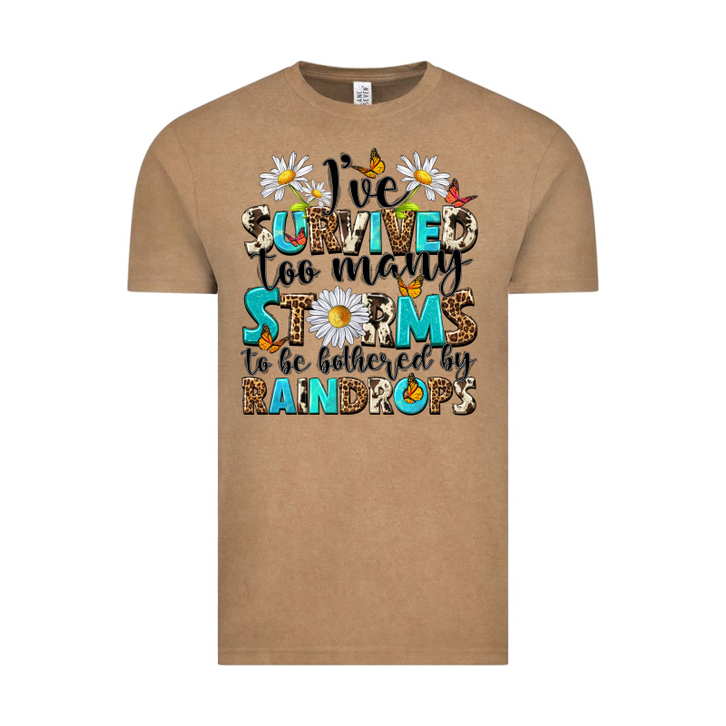Ive Survived Too Many Storms To Be Bothered By Rai Vintage Tee by NancyCooperArtShop | Teevron