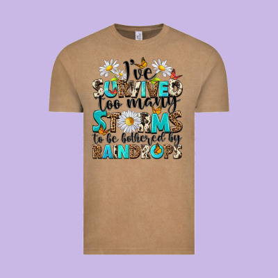 Ive Survived Too Many Storms To Be Bothered By Rai Vintage Tee Designed By Nancycooperartshop
