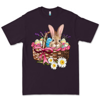 Plum easter bunny and basket Premium Tee - AdoDesignShop