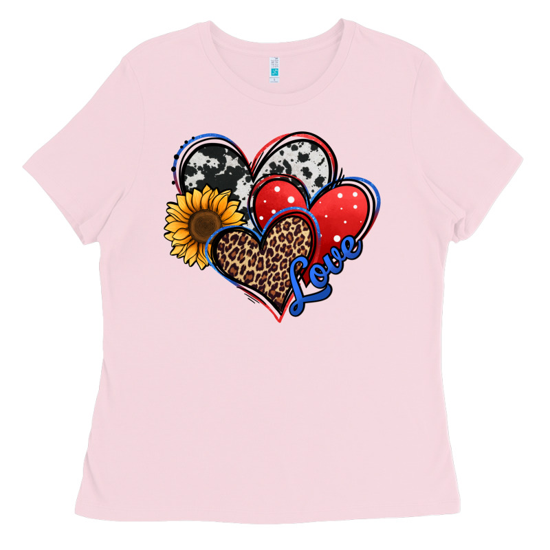 4th Of July American Hearts Ladies Tee by Jasminsmagicworld | Teevron