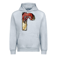Heather Grey farm life alphabet lowercase letters r Urban Hoodie - BundleAndBundleShop