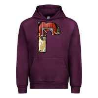 Mauve Wine farm life alphabet lowercase letters r Urban Hoodie - BundleAndBundleShop