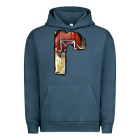 Pigment Midnight Navy farm life alphabet lowercase letters r Urban Hoodie - BundleAndBundleShop