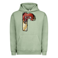 Pigment Oil Green farm life alphabet lowercase letters r Urban Hoodie - BundleAndBundleShop