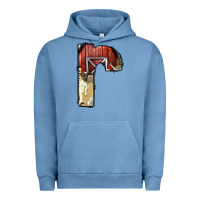Pigment Pebble Blue farm life alphabet lowercase letters r Urban Hoodie - BundleAndBundleShop