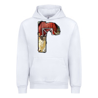 White farm life alphabet lowercase letters r Urban Hoodie - BundleAndBundleShop