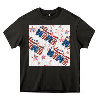 Asphalt american mama seamless pattern Heavy Core Tee - BundleAndBundleShop