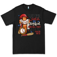 Black let the field be joyful and all that is in it Premium Tee - JahusDesignShop