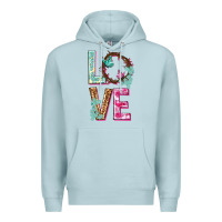 Blue Mist Love crown of the thorns Easter Day Premium Hoodie - HowdyJamesFarm