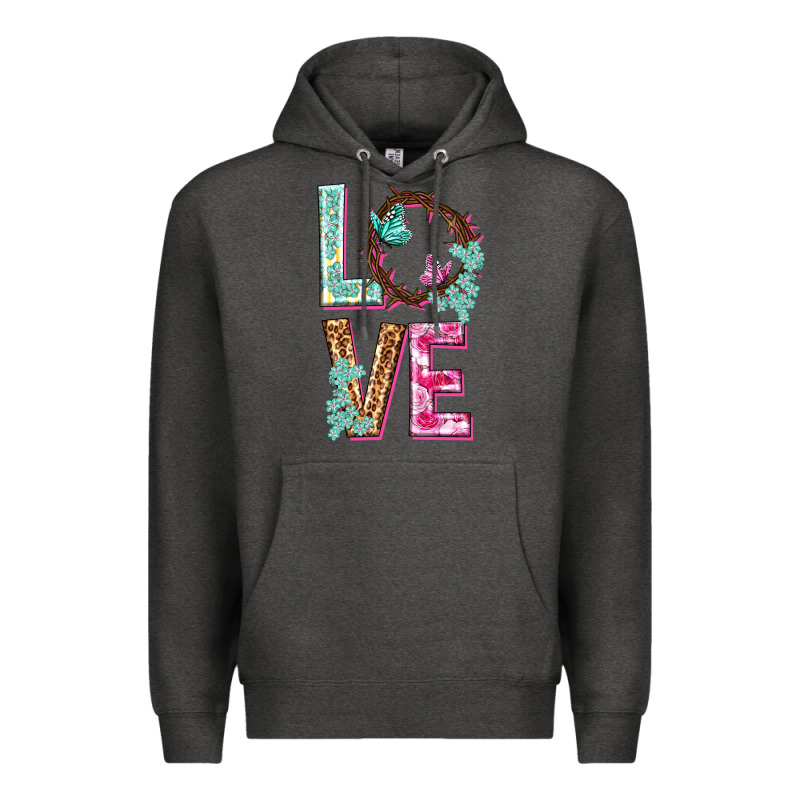 Love Crown Of The Thorns Easter Day Premium Hoodie by HowdyJamesFarm | Teevron