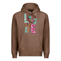 Chestnut Love crown of the thorns Easter Day Premium Hoodie - HowdyJamesFarm