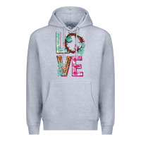 Heather Grey Love crown of the thorns Easter Day Premium Hoodie - HowdyJamesFarm