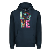 Navy Love crown of the thorns Easter Day Premium Hoodie - HowdyJamesFarm