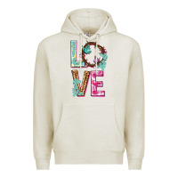 Oatmeal Heather Love crown of the thorns Easter Day Premium Hoodie - HowdyJamesFarm