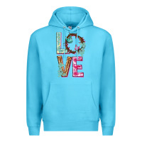 Ocean Blue Love crown of the thorns Easter Day Premium Hoodie - HowdyJamesFarm