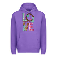 Purple Love crown of the thorns Easter Day Premium Hoodie - HowdyJamesFarm