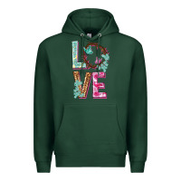 Sports Green Love crown of the thorns Easter Day Premium Hoodie - HowdyJamesFarm
