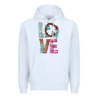 White Love crown of the thorns Easter Day Premium Hoodie - HowdyJamesFarm