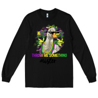 Black throw me something mister Long Sleeve Tee - LillyAllenDesigns