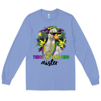 Colony Blue throw me something mister Long Sleeve Tee - LillyAllenDesigns