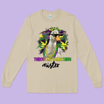 Throw Me Something Mister Long Sleeve Tee Designed By Lillyallendesigns