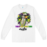 White throw me something mister Long Sleeve Tee - LillyAllenDesigns