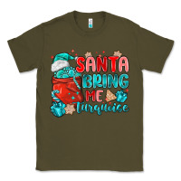 Army Green santa bring me turquoise Classic Tee - MaliasSmallBusiness
