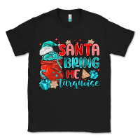 Black santa bring me turquoise Classic Tee - MaliasSmallBusiness