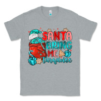 Heather Grey santa bring me turquoise Classic Tee - MaliasSmallBusiness